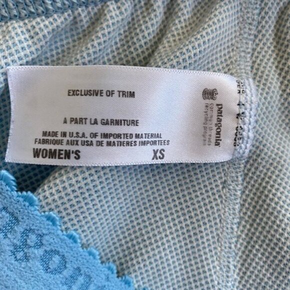 PATAGONIA Light Blue Capilene Performance Base Layer Pants Tights Leggings XS - Picture 12 of 12
